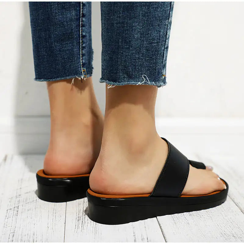 Orthopedic Platform Sandals | Bunion Support & All-Day Comfort